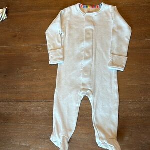 Magnetic Me Organic Cotton Pale Blue Footed Sleeper
